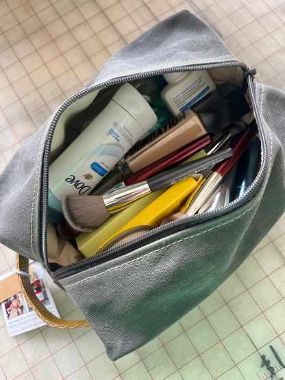 Charcoal Gray Dopp Burn Bag