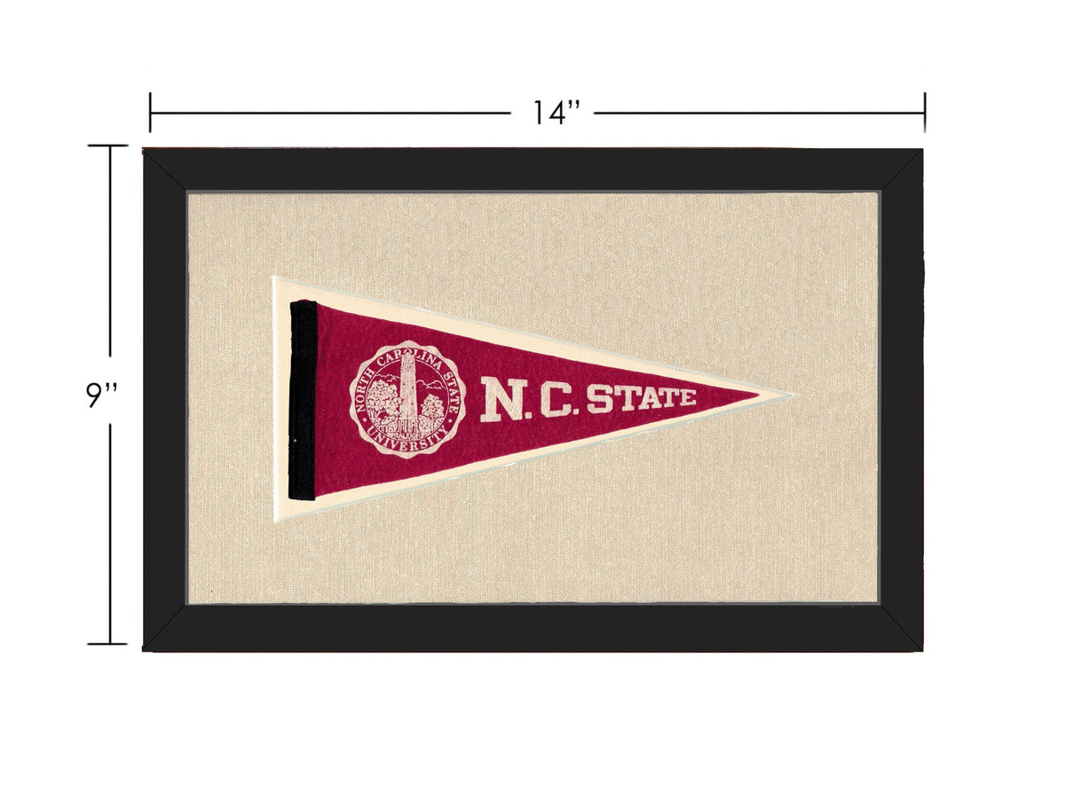 Americana Memories Vintage Pennants and Memorabilia Vintage NC State Pennant