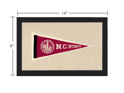 Americana Memories Vintage Pennants and Memorabilia Vintage NC State Pennant
