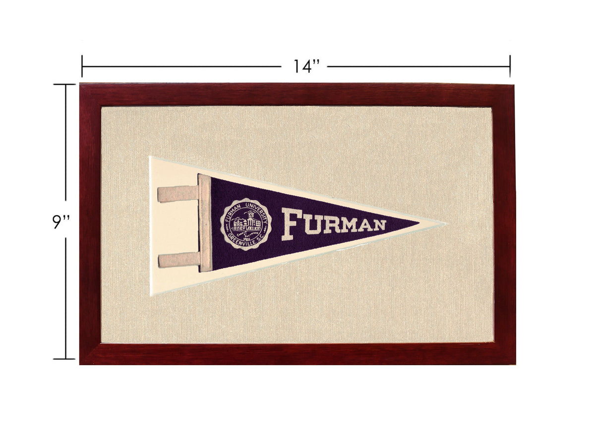 Vintage Furman University Pennant