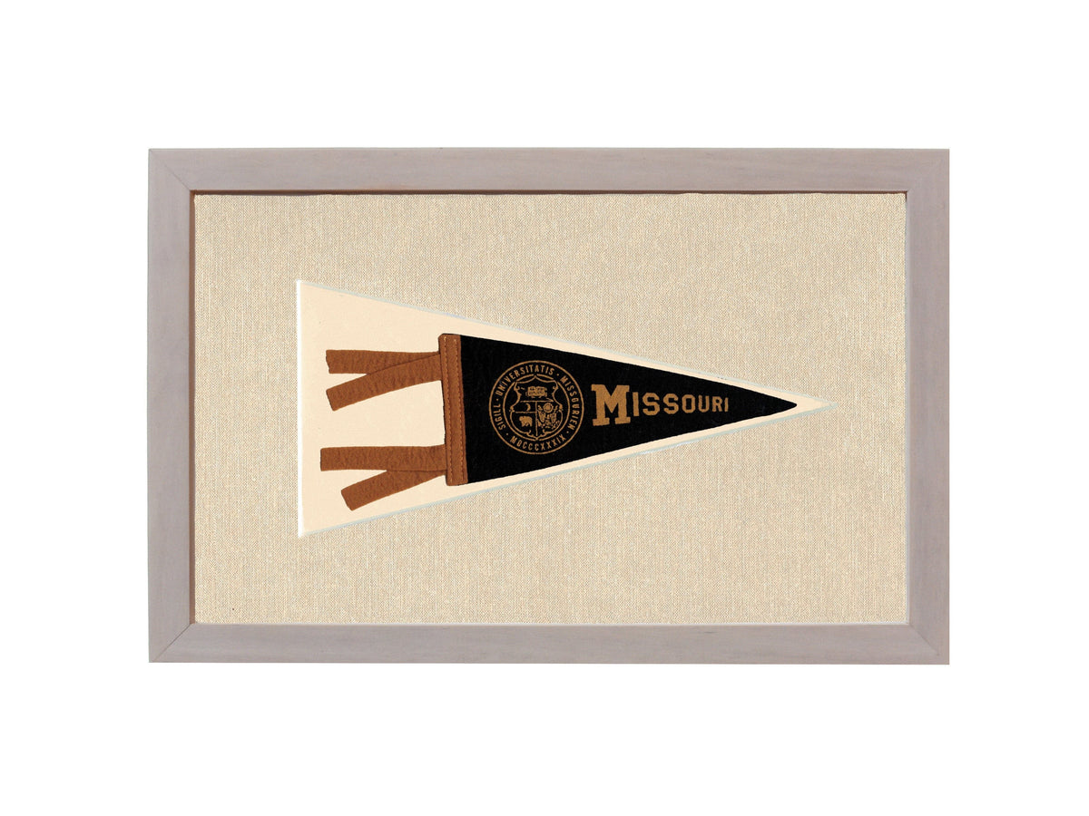 Americana Memories Vintage Pennants and Memorabilia Vintage University of Missouri Pennant