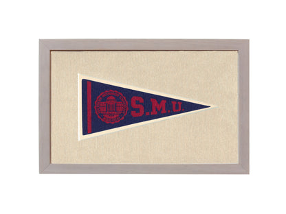 Vintage Southern Methodist University Pennant