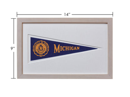 Vintage University of Michigan Hormel Pennant