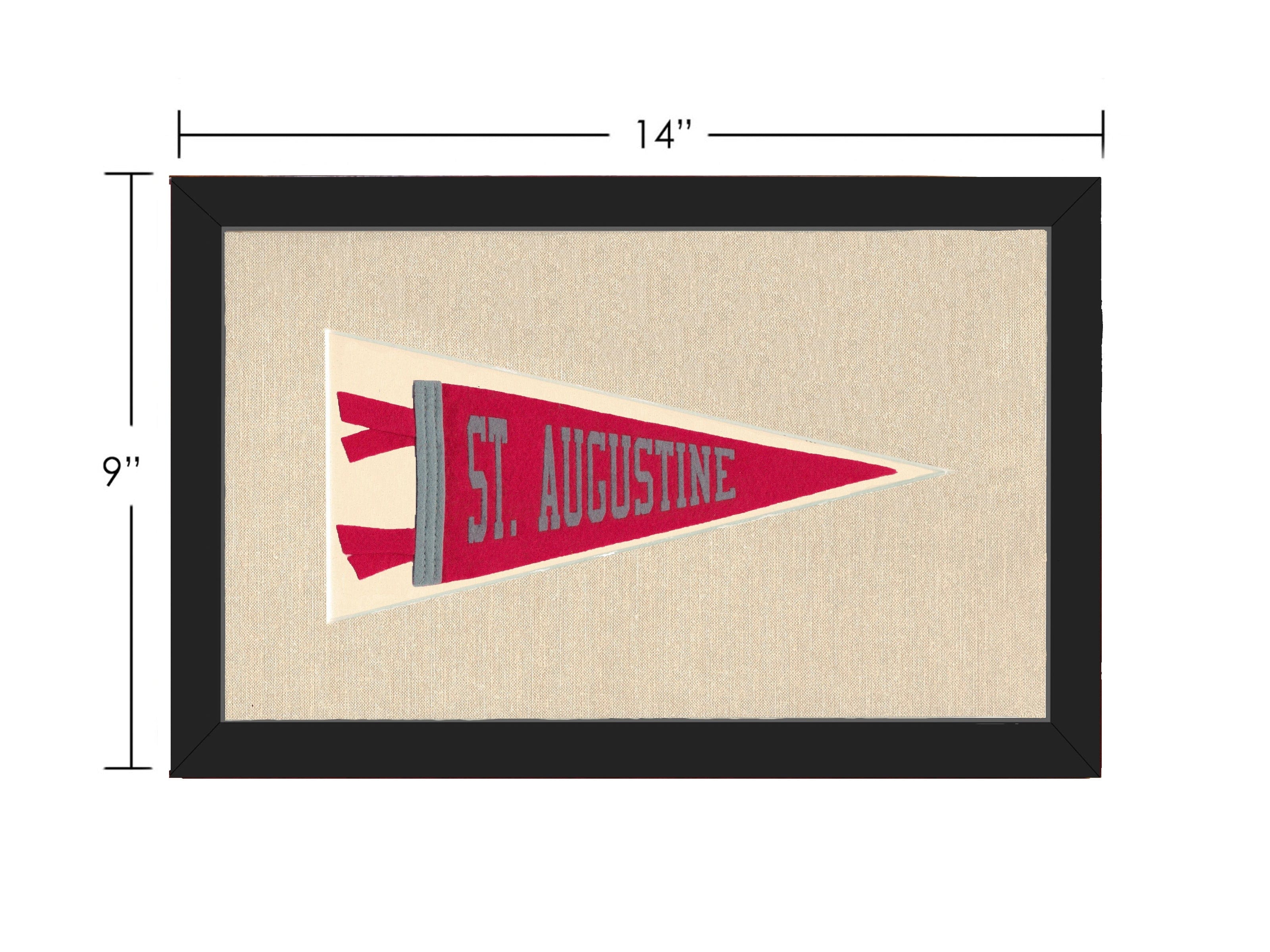 Americana Memories Vintage Pennants and Memorabilia Vintage St Augustine Pennant