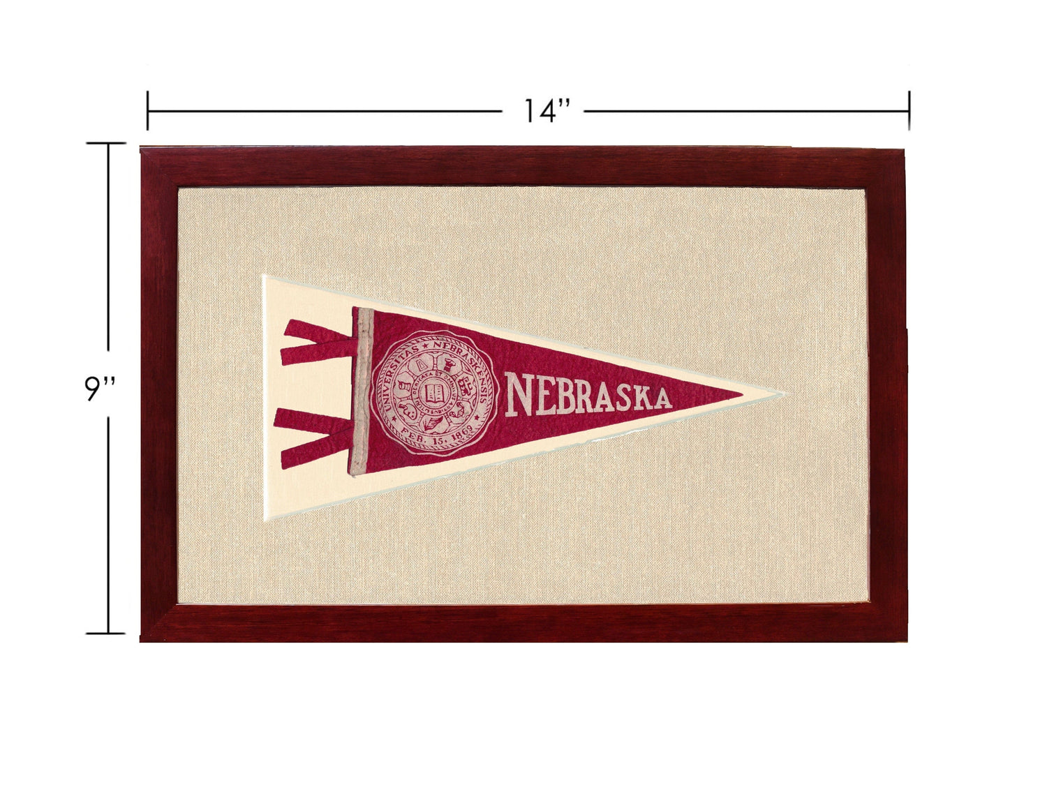 Americana Memories Vintage Pennants and Memorabilia Vintage University of Nebraska Pennant