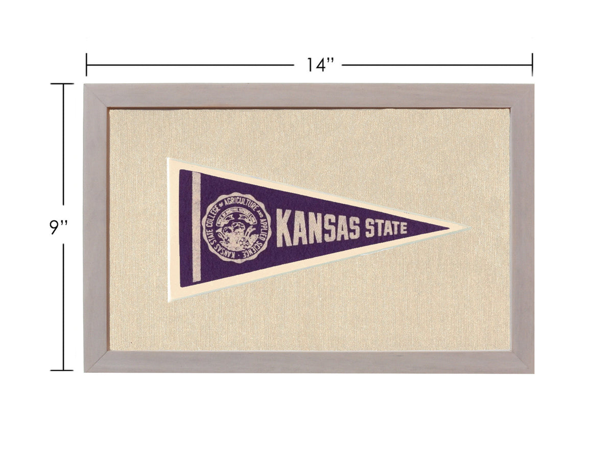 Americana Memories Vintage Pennants and Memorabilia Vintage Kansas State University Pennant