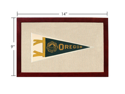 Americana Memories Vintage Pennants and Memorabilia Vintage University of Oregon Pennant