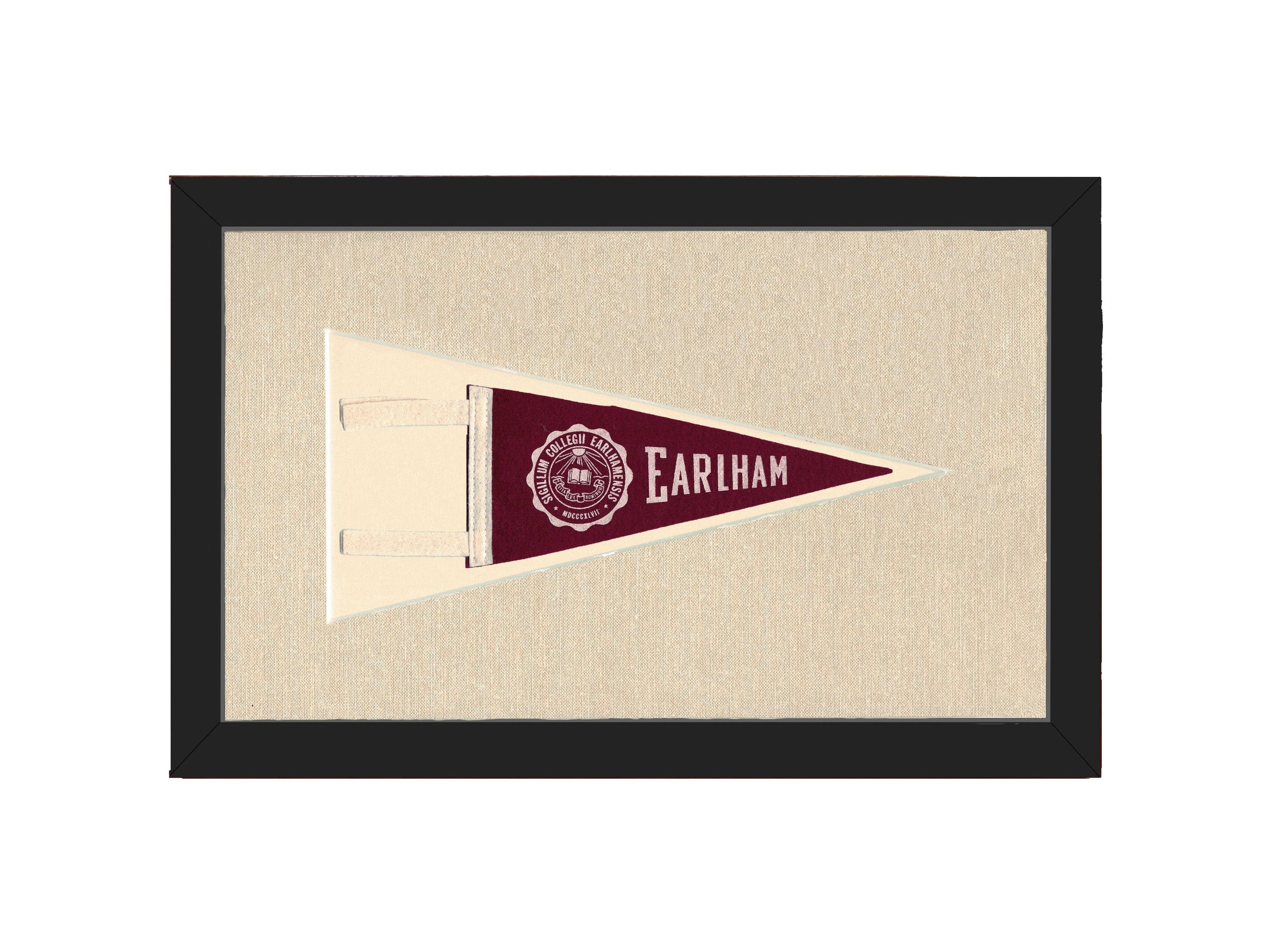 Americana Memories Vintage Pennants and Memorabilia Vintage Earlham College Pennant
