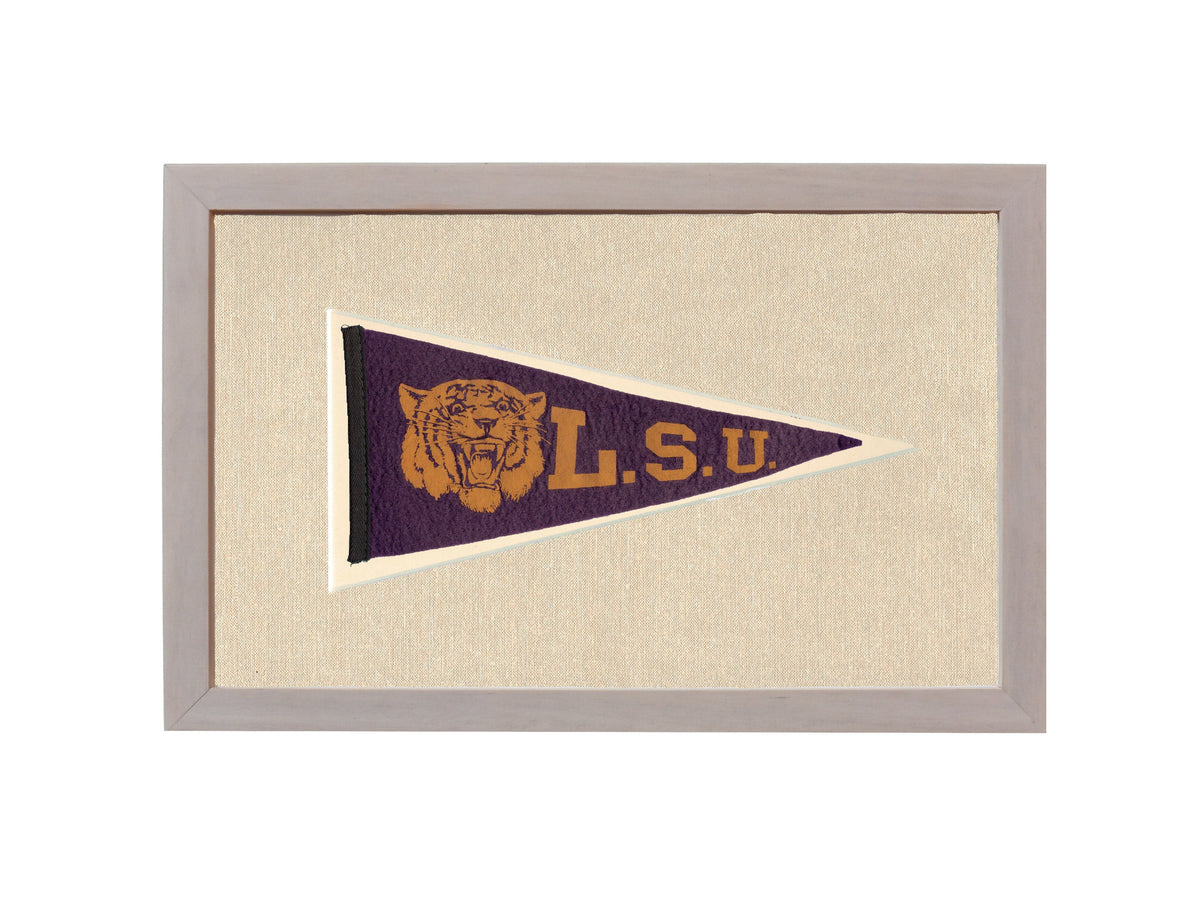 Vintage Louisiana State University Pennant