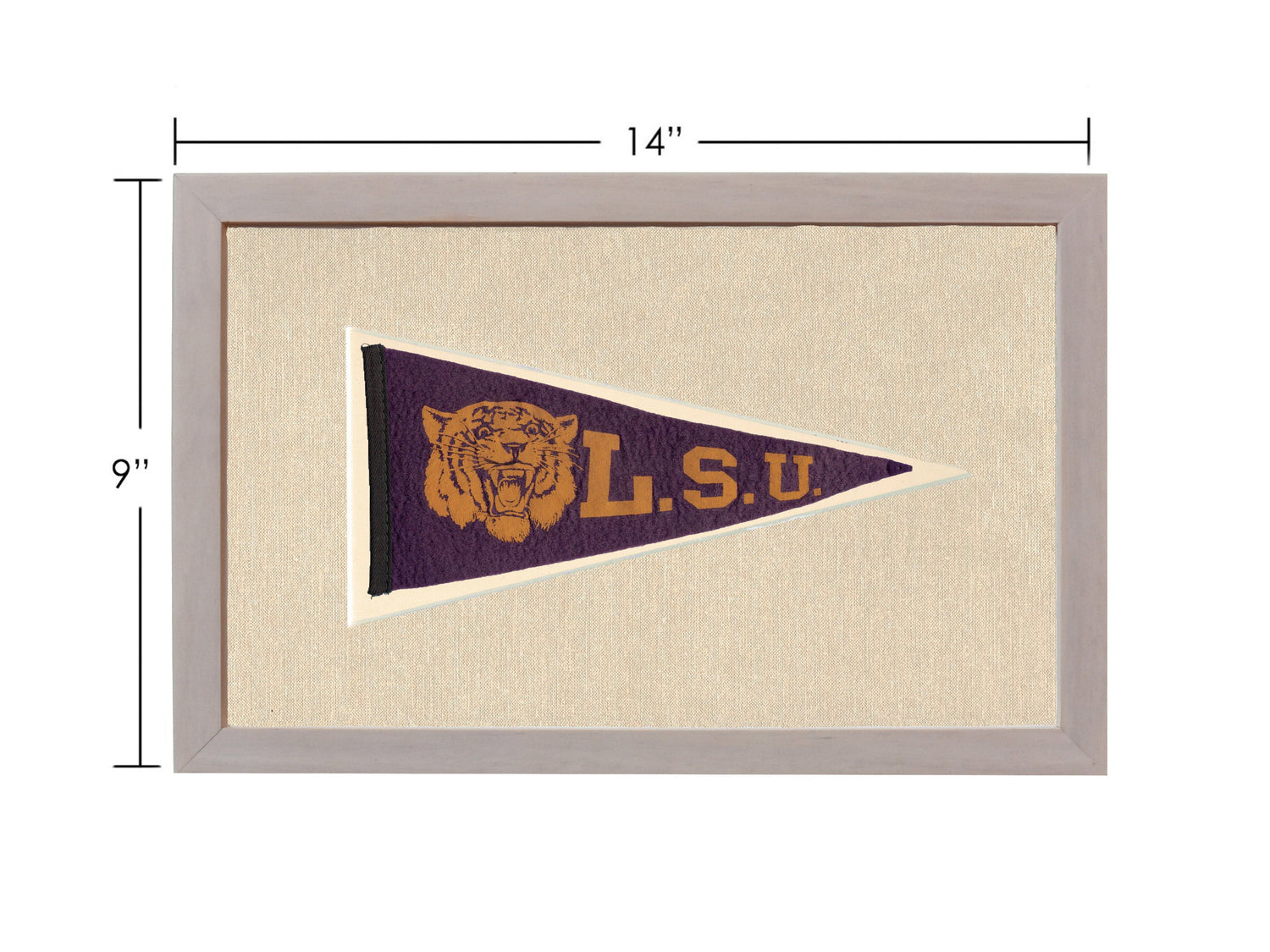 Vintage Louisiana State University Pennant
