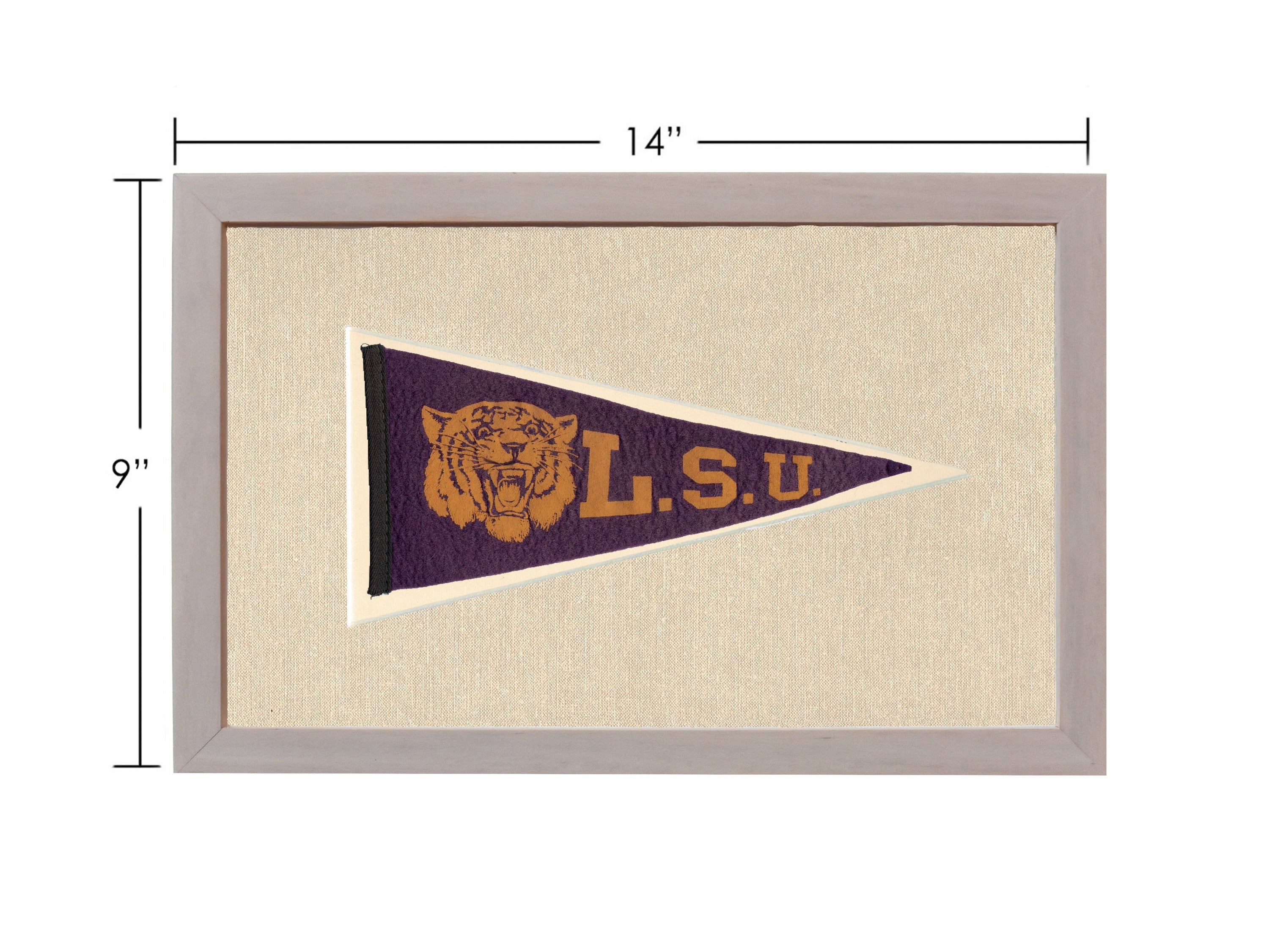 Vintage Louisiana State University Pennant