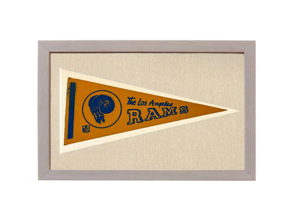 Americana Memories Vintage Pennants and Memorabilia Vintage Los Angeles Rams Pennant