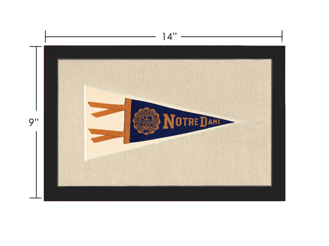 Vintage Notre Dame Pennant