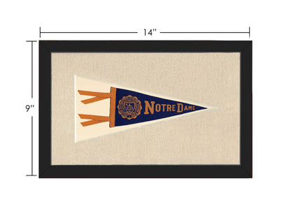Vintage Notre Dame Pennant