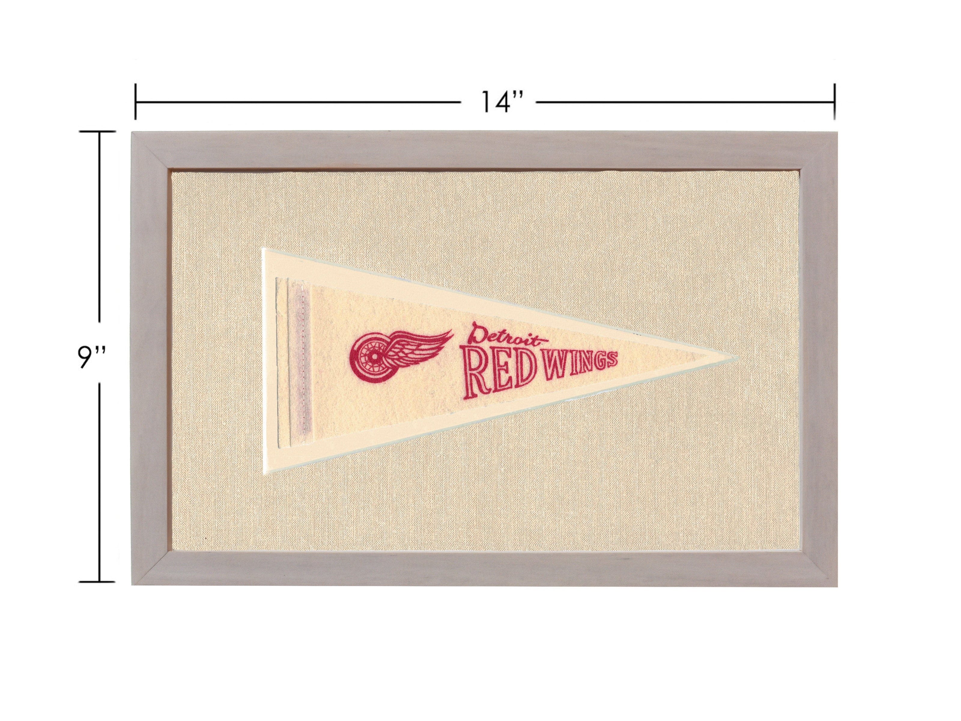 Vintage Detroit Red Wings Pennant