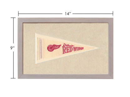 Vintage Detroit Red Wings Pennant