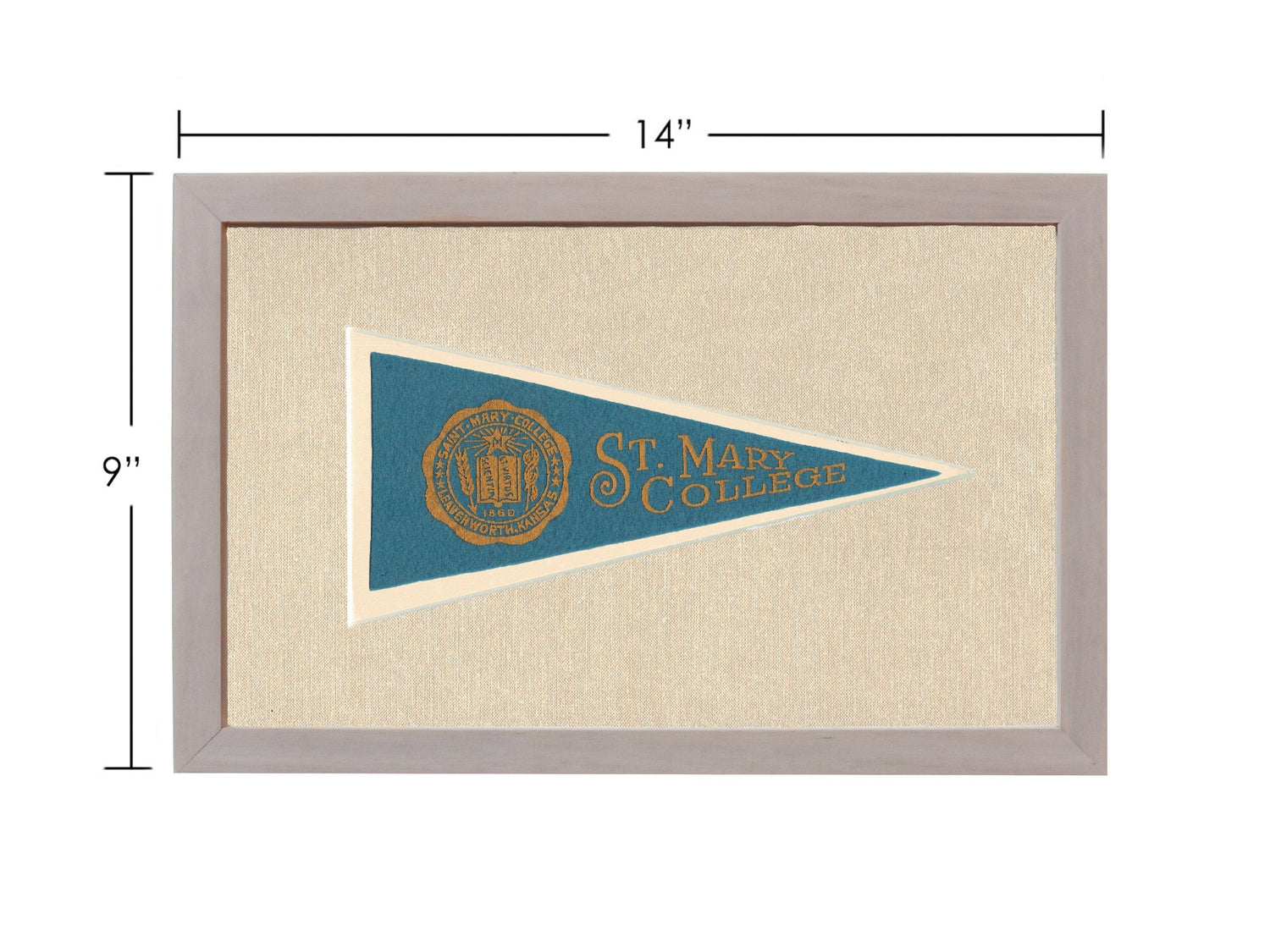 Americana Memories Vintage Pennants and Memorabilia Vintage St Mary College Pennant