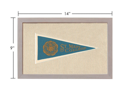 Americana Memories Vintage Pennants and Memorabilia Vintage St Mary College Pennant
