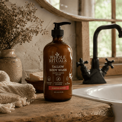 Whole Rituals Body Wash Almond Honey Tallow Body Wash – 16 oz