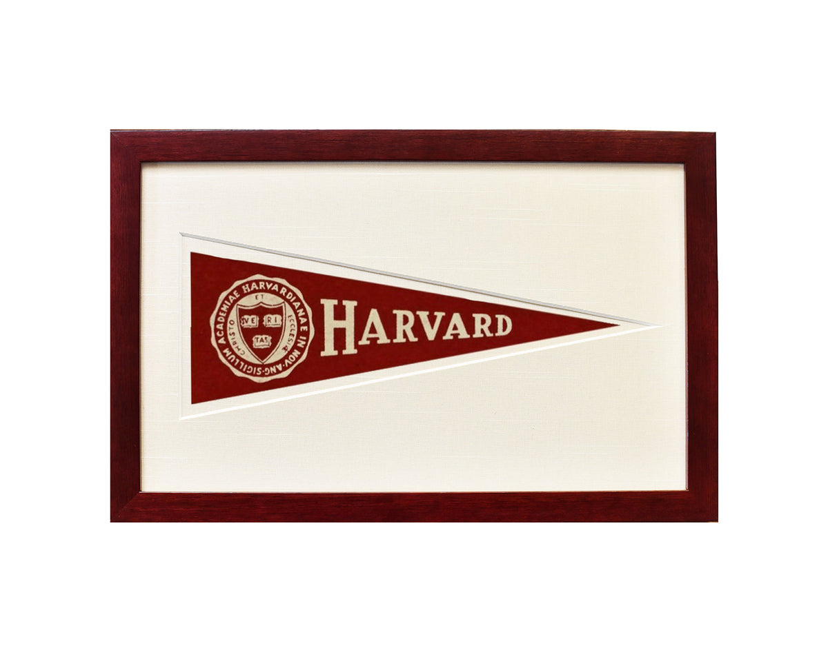 Vintage Harvard University Hormel Pennant