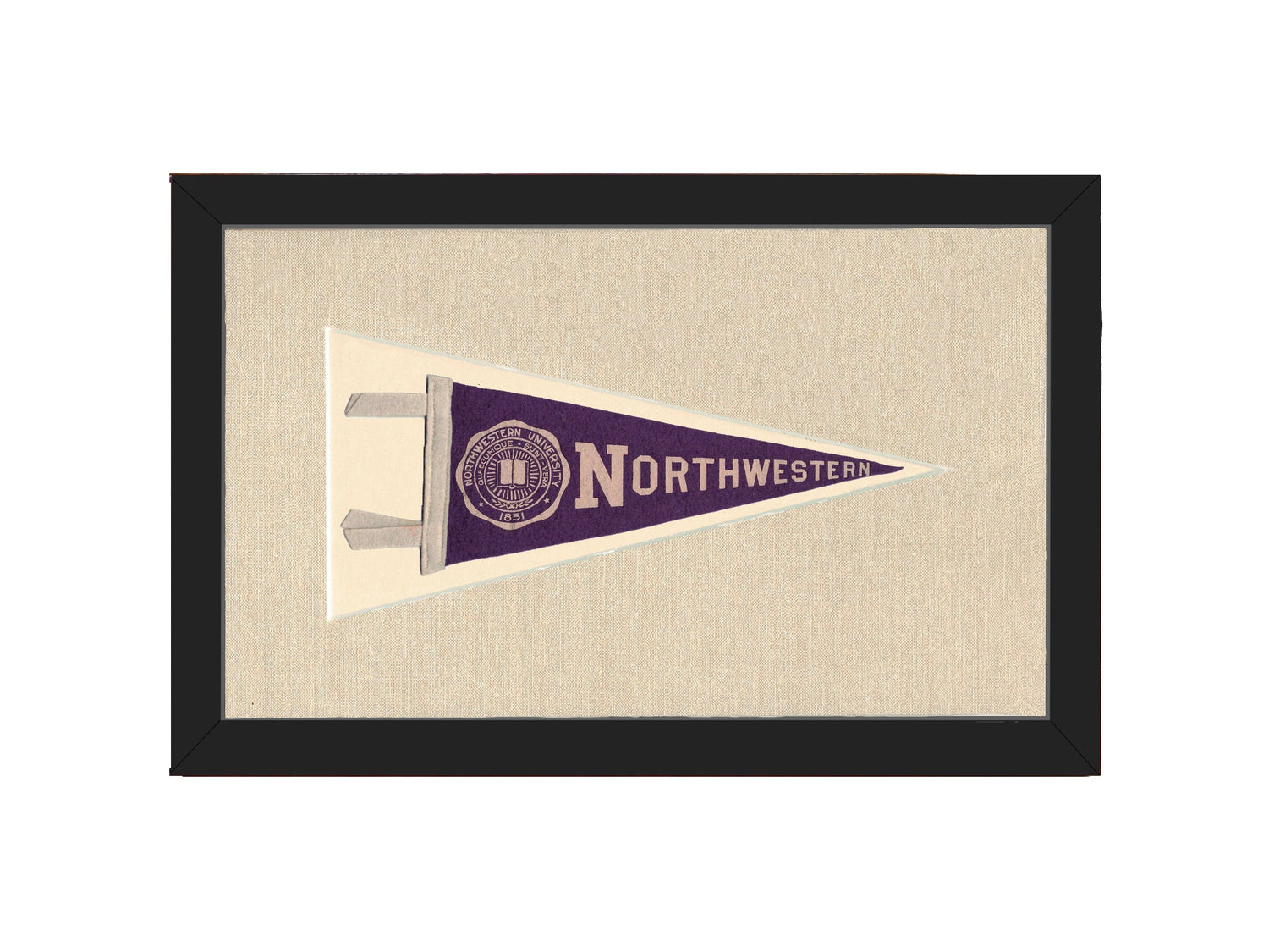 Americana Memories Vintage Pennants and Memorabilia Vintage Northwestern University Pennant