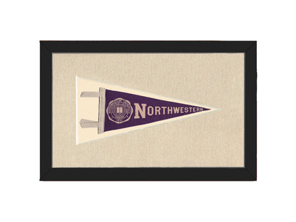 Americana Memories Vintage Pennants and Memorabilia Vintage Northwestern University Pennant