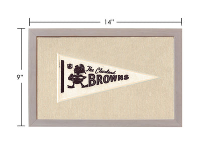 Americana Memories Vintage Pennants and Memorabilia Vintage Cleveland Browns Pennant