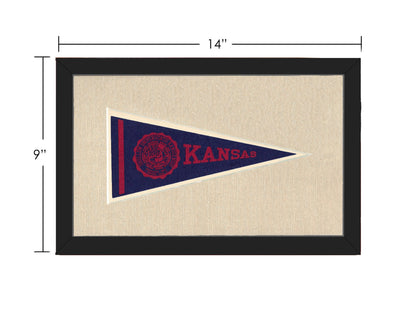 Americana Memories Vintage Pennants and Memorabilia Vintage University of Kansas Pennant