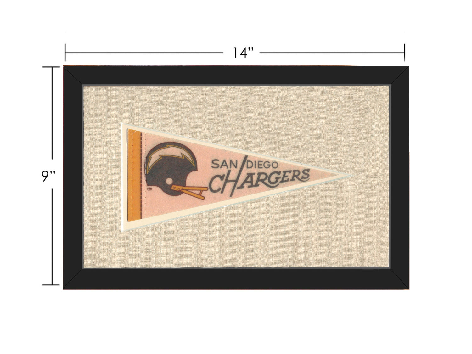 Vintage San Diego Chargers Pennant