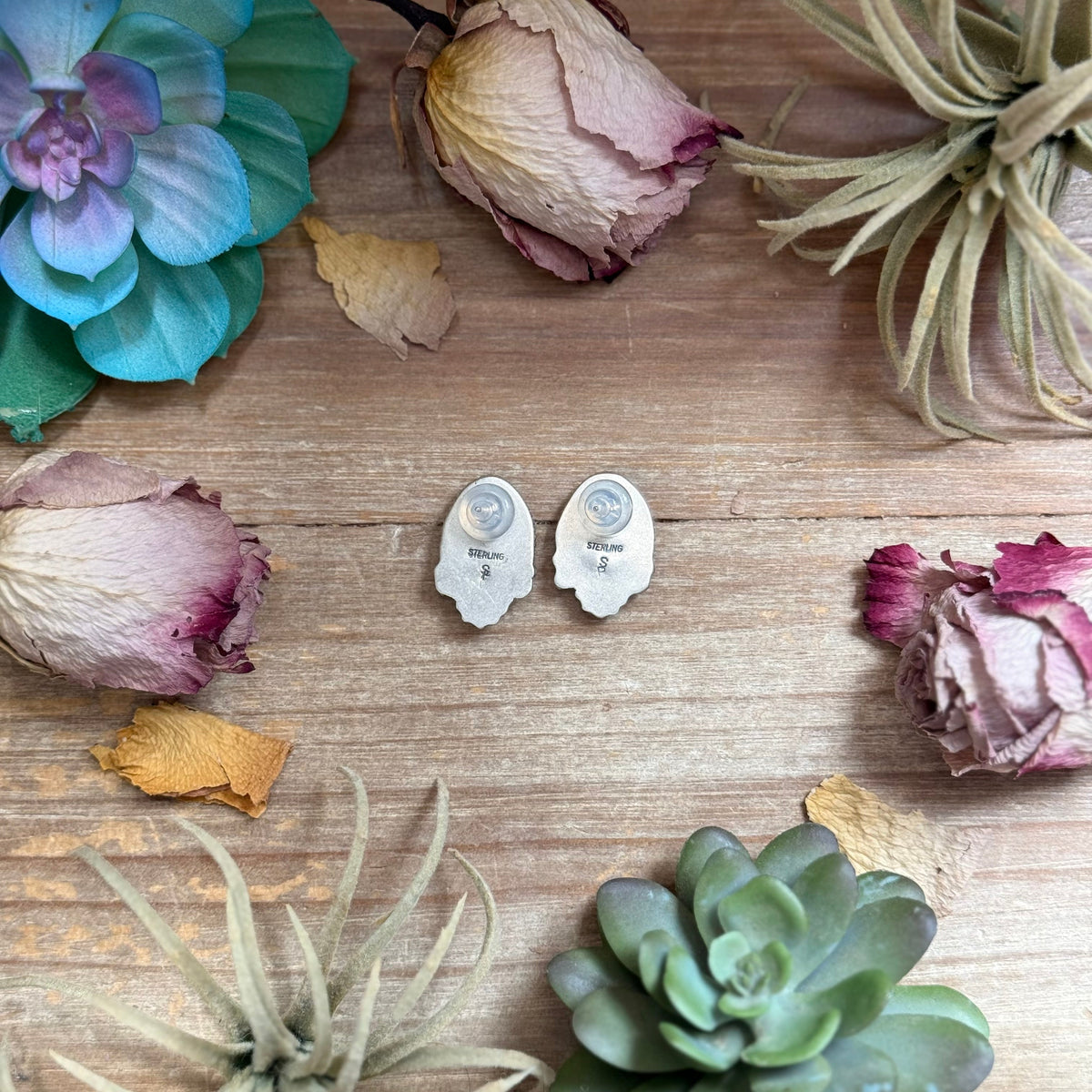 Dry Creek Turquoise Stud Earrings by Shay Pfeiffer