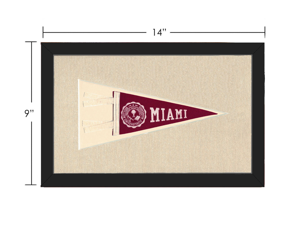 Americana Memories Vintage Pennants and Memorabilia Vintage Miami University Pennant
