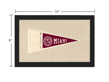Americana Memories Vintage Pennants and Memorabilia Vintage Miami University Pennant