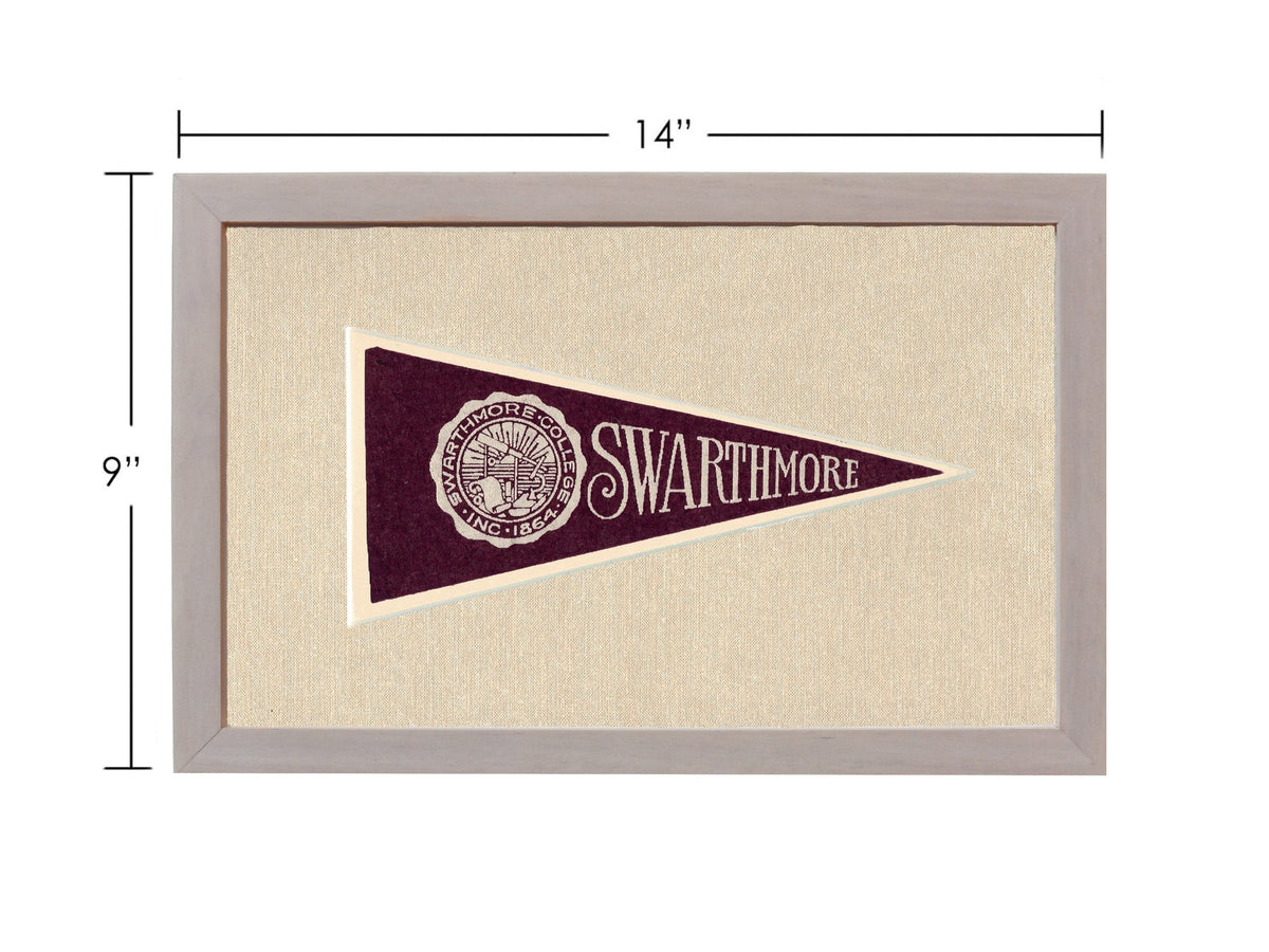 Americana Memories Vintage Pennants and Memorabilia Vintage Swarthmore College Pennant