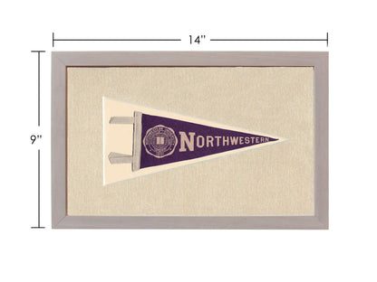 Americana Memories Vintage Pennants and Memorabilia Vintage Northwestern University Pennant