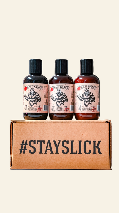 3oz Shampoo, Conditioner and Body Wash Kit - My American Goods