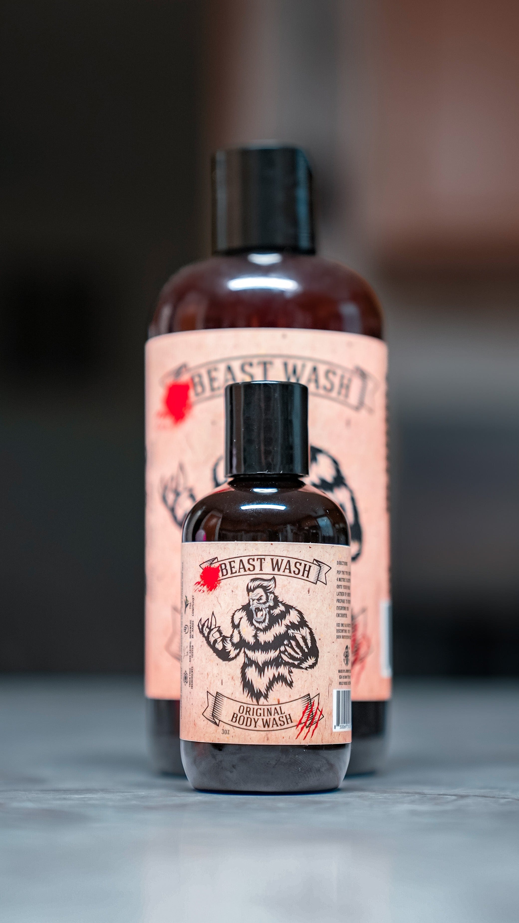 Johnny Slicks 3oz Shampoo, Conditioner and Body Wash Kit