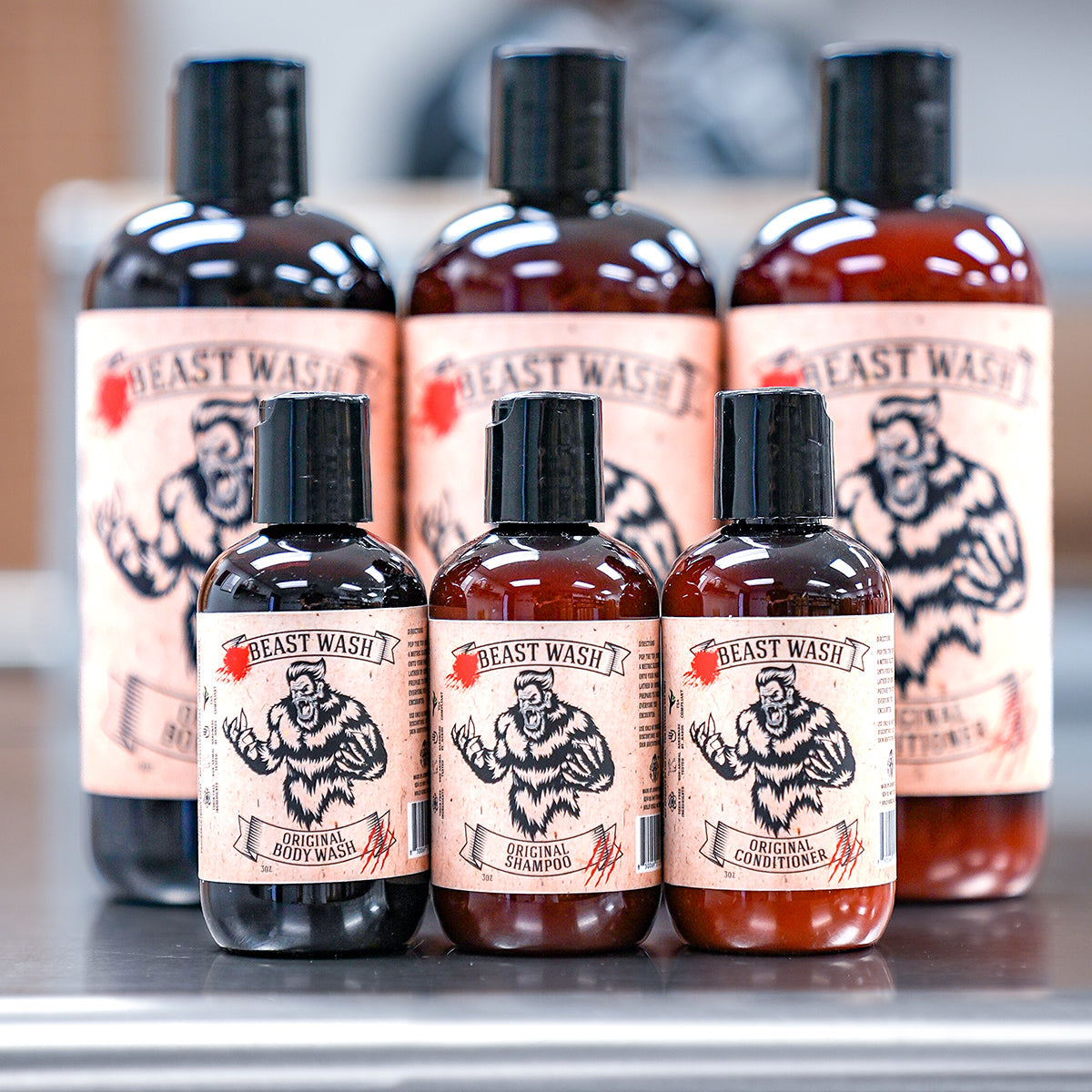 3oz Shampoo, Conditioner and Body Wash Kit - My American Goods