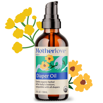 Motherlove Herbal Company Baby Diaper Oil