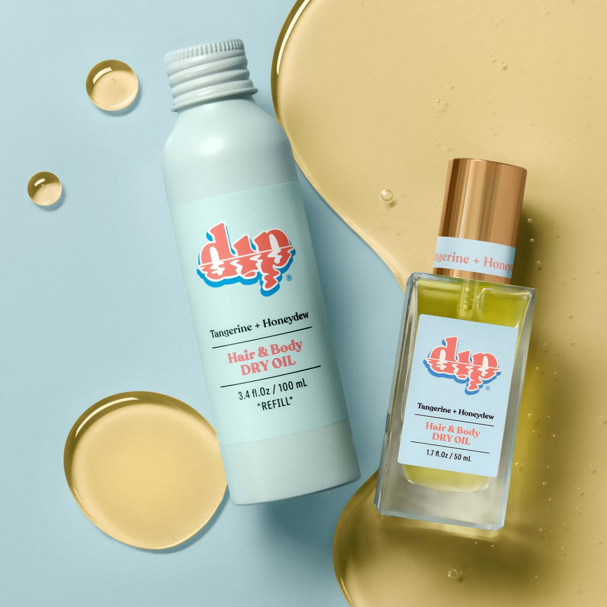 Dip REFILL Hair &amp; Body Dry Oil - Tangerine &amp; Honeydew