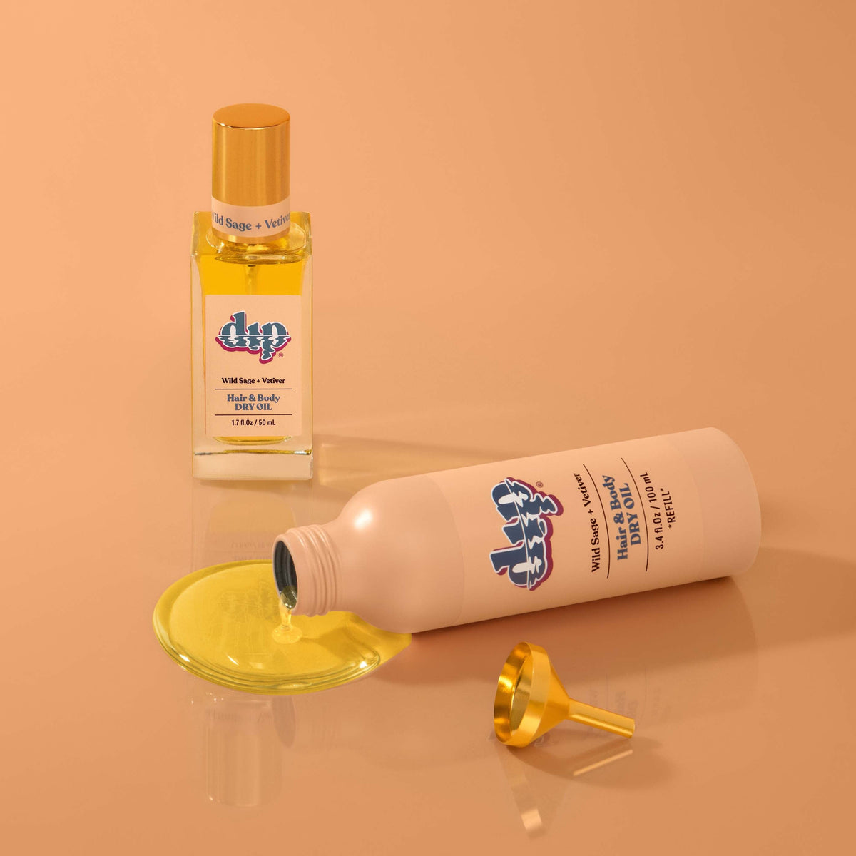 Dip REFILL Hair &amp; Body Dry Oil - Wild Sage &amp; Vetiver