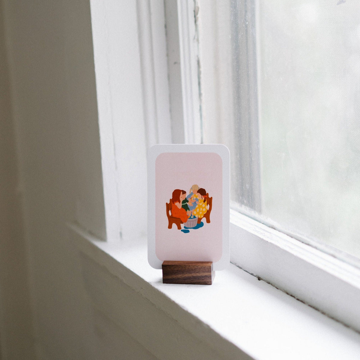 "I Bring My Friend to Jesus" Prayer Cards + Wooden Display Block