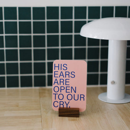 "I Bring My Friend to Jesus" Prayer Cards + Wooden Display Block