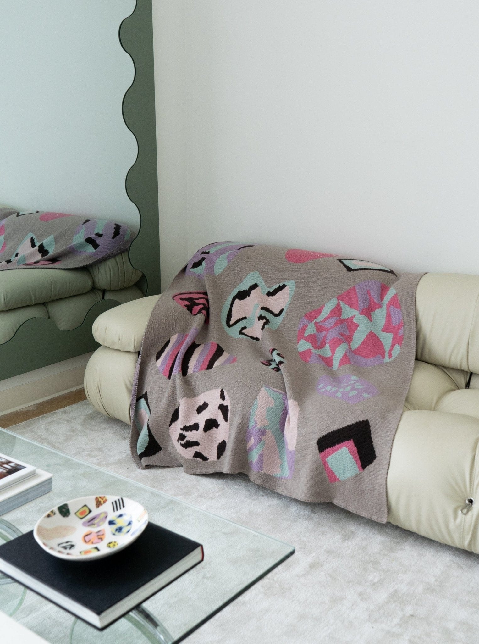 Biquette Throw Blanket Ceramicism Throw Blanket