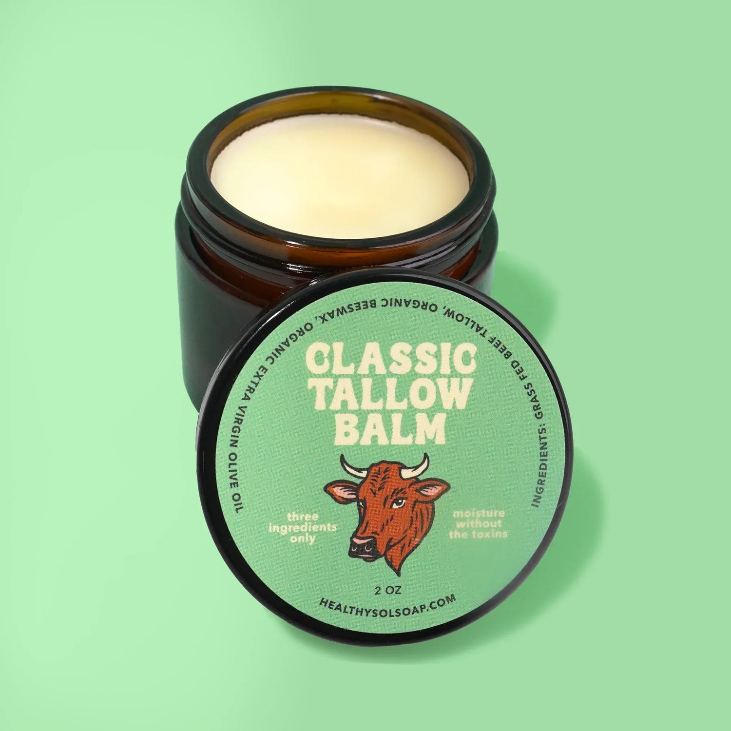Health y Sol Moisturizer Classic Tallow Balm – 2 oz