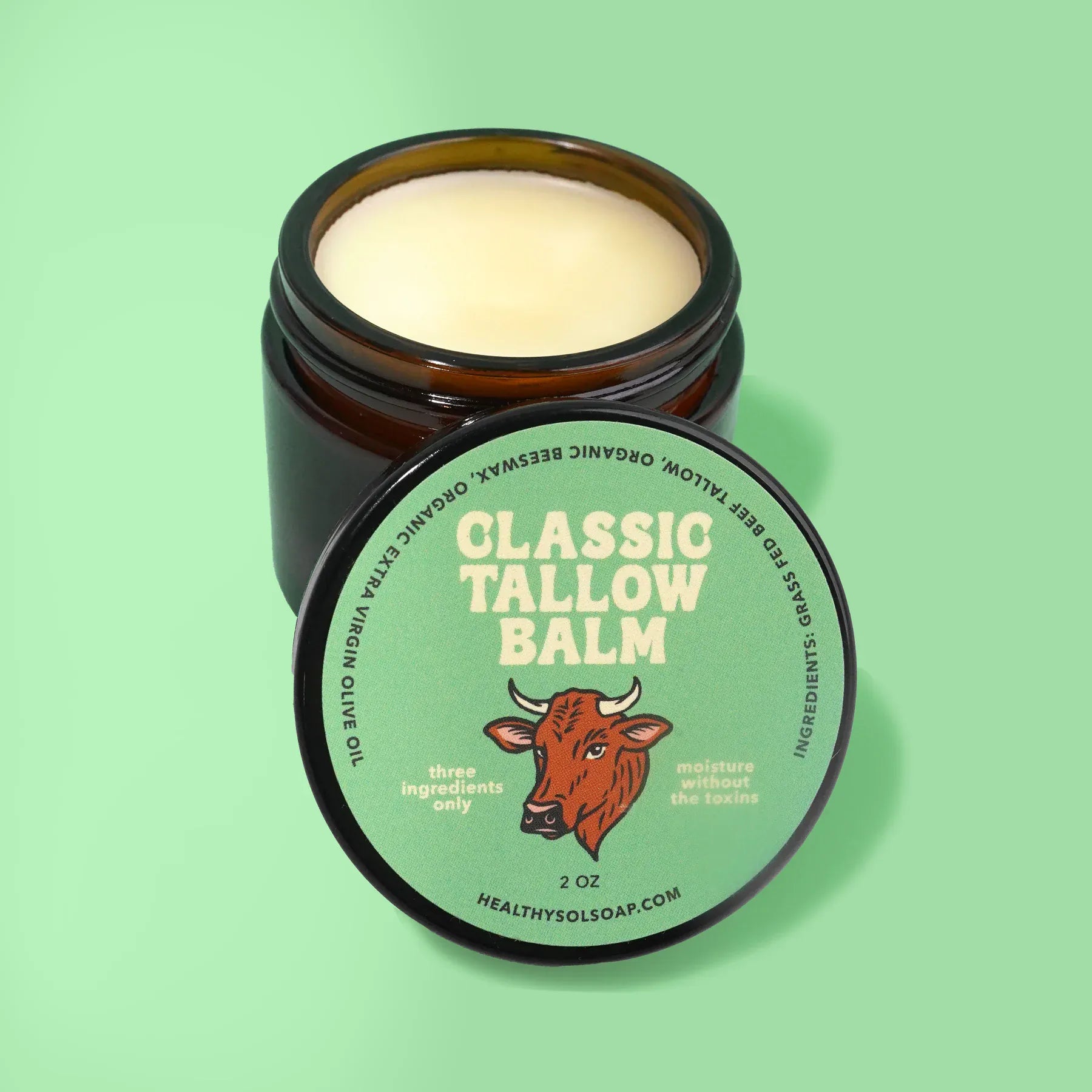 Health y Sol Moisturizer Classic Tallow Balm – 2 oz