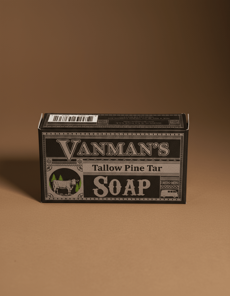 VanMan *New* VanMan's Tallow & Pine Tar Soap