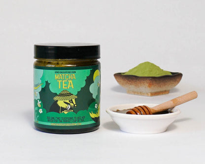 Té verde matcha con miel