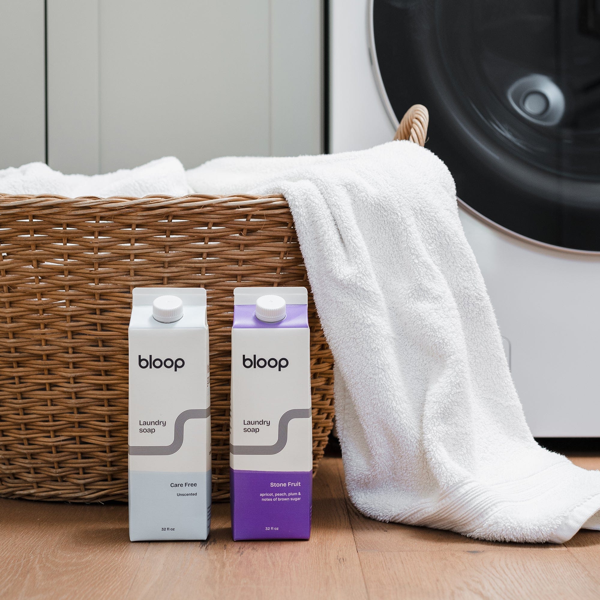 Bloop Laundry Soap 32 oz Carton Natural Laundry Soap - Stone Fruit