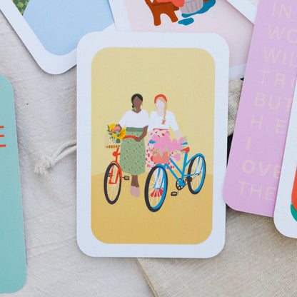 "I Bring My Friend to Jesus" Prayer Cards + Wooden Display Block