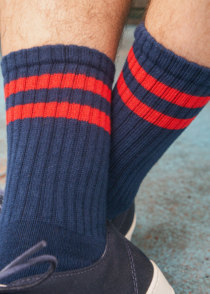 American Trench Retro Sock The Retro Double Stripe